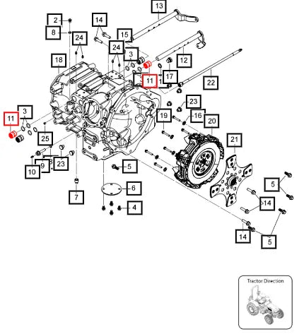 Mahindra Tractor Bush 006517887V1 Mahindra Direct Parts