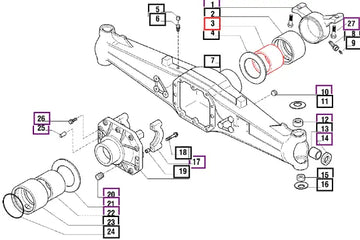 Mahindra Tractor Bush-101565 006500329C1 Mahindra Direct Parts