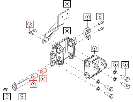 Mahindra Tractor Bush 20x30 007214004L1 Mahindra Direct Parts