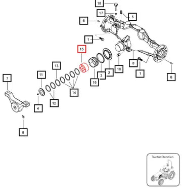 Mahindra Tractor Bush Axle Pin 006520038V1 Mahindra Direct Parts