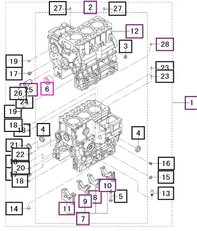Mahindra Tractor Bush Camshaf 31A07-03100 Mahindra Direct Parts