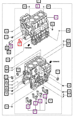 Mahindra Tractor Bush Camshaft 31a07 03100 006053454N01 Mahindra Direct Parts