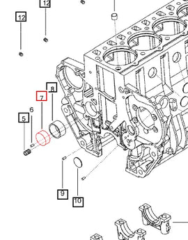Mahindra Tractor Bush Camshaft Front 000020334E05 Mahindra Direct Parts