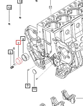 Mahindra Tractor Bush Camshaft Front 000020334E05 Mahindra Direct Parts