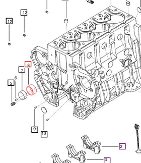 Mahindra Tractor Bush Camshaft - Rear 006000015F1 Mahindra Direct Parts
