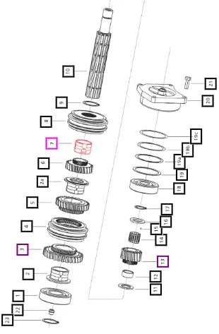 Mahindra Tractor Bush Guide 2nd 3rd Gear Intrgral 006512901D1 Mahindra Direct Parts
