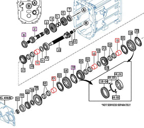 Mahindra Tractor Bush - Main Change Gear 40x50x37 19022220041 Mahindra Direct Parts