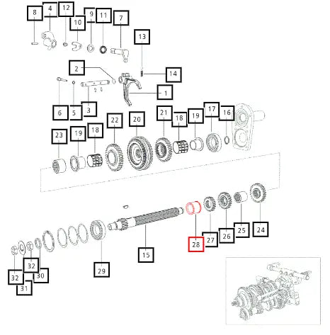 Mahindra Tractor Bush Rear 006506584D1 Mahindra Direct Parts