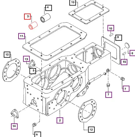Mahindra Tractor Bush Rev Idler Gear Rear 001231710R1 Mahindra Direct Parts
