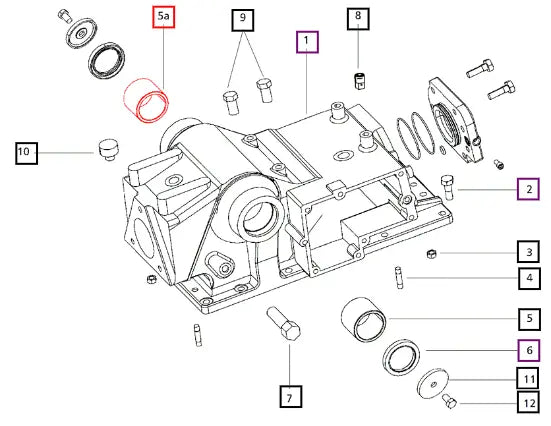 Mahindra Tractor Bush Rockshaft L/h 007201891D1 Mahindra Direct Parts