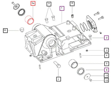 Mahindra Tractor Bush Rockshaft L/h 007201891D1 Mahindra Direct Parts