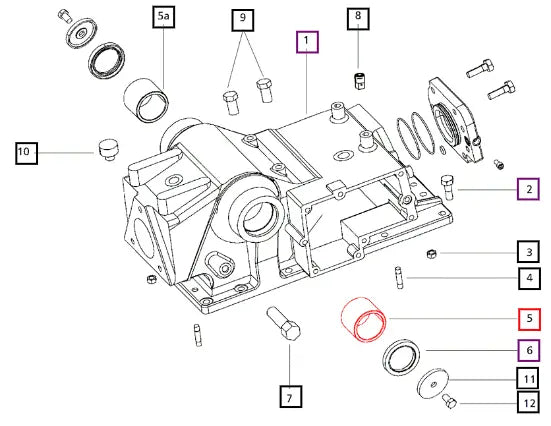 Mahindra Tractor Bush Rockshaft R/h 007200029D1 Mahindra Direct Parts