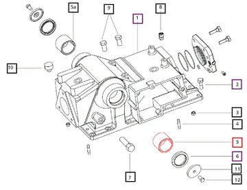 Mahindra Tractor Bush Rockshaft R/h 007200029D1 Mahindra Direct Parts