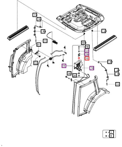 Mahindra Tractor Bush Seal Clamp E007518448D1 Mahindra Direct Parts