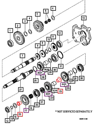 Mahindra Tractor Bush (28x46x31.5) 16702210030 Mahindra Direct Parts