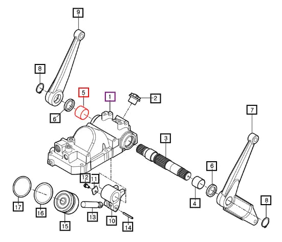 Mahindra Tractor Bush (35x39x30) 11615010030 Mahindra Direct Parts