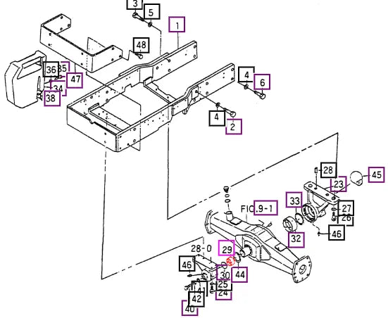 Mahindra Tractor Bush (45x50x25) (for Front Axle) 15604332120 Mahindra Direct Parts