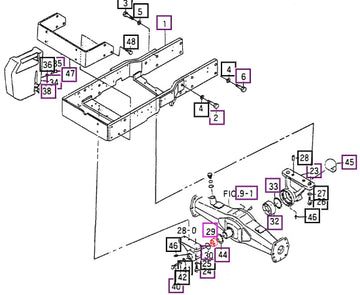 Mahindra Tractor Bush (45x50x25) (for Front Axle) 15604332120 Mahindra Direct Parts