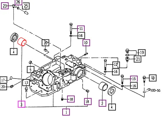 Mahindra Tractor Bush (55x60x50) 15645012031 Mahindra Direct Parts