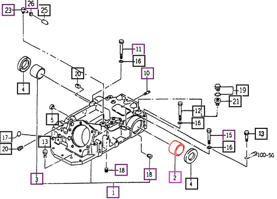 Mahindra Tractor Bush (60x65x50) 15645012022 Mahindra Direct Parts