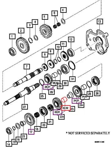 Mahindra Tractor Bush, 32x34x28 16702211910