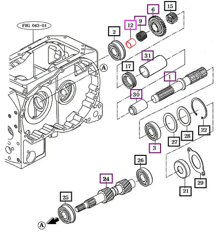 Mahindra Tractor Bush, 35x40x37 15642730072 Mahindra Direct Parts