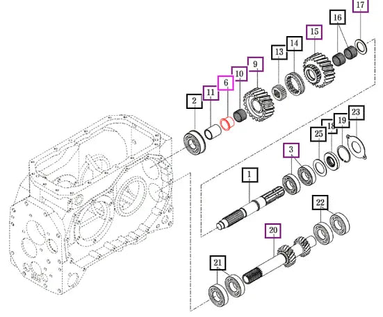 Mahindra Tractor Bush, 40x45x48 17402730130 Mahindra Direct Parts