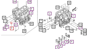 Mahindra Tractor Bush, Camshaft 31A0703100 Mahindra Direct Parts