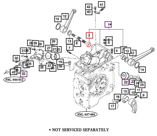 Mahindra Tractor Bush, (40x50x42) (rhs) 14445010030 Mahindra Direct Parts