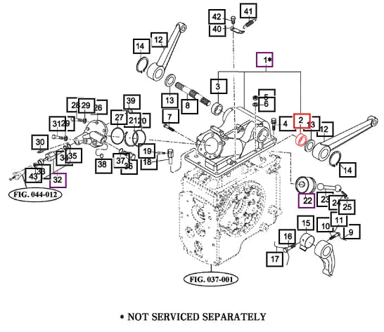 Mahindra Tractor Bush, (45x50x42) Lhs 14445010020 Mahindra Direct Parts