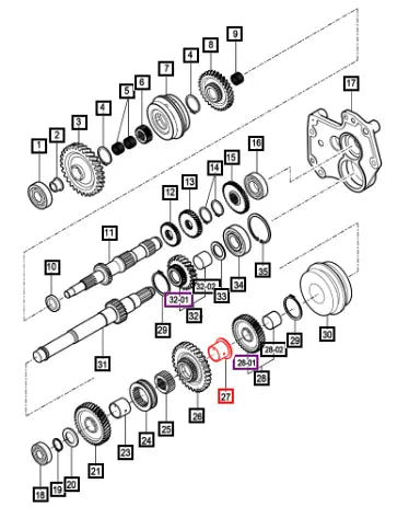 Mahindra Tractor Bush(30x35x31.5) 12632090340 Mahindra Direct Parts