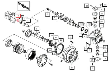 Mahindra Tractor Bushing 006506153C1 Mahindra Direct Parts