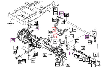 Mahindra Tractor Bushing 0560508040 Mahindra Direct Parts