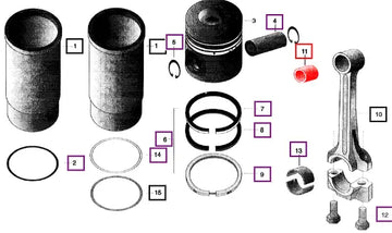 Mahindra Tractor Bushing Connecting Rod 005555263R1 Mahindra Direct Parts