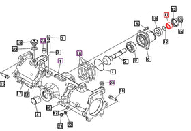 Mahindra Tractor Bushing - Front Axle Pinion 10252119000 Mahindra Direct Parts