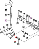 Mahindra Tractor Bushing - Hydraulic Lever 16x18x33 17995070270 Mahindra Direct Parts