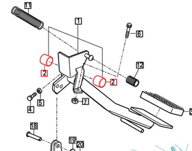 Mahindra Tractor Bushing - Pedal 20x23x20 35017030080 Mahindra Direct Parts