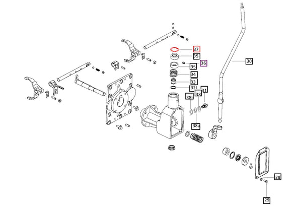 Mahindra Tractor C Clip 000012188P04 Mahindra