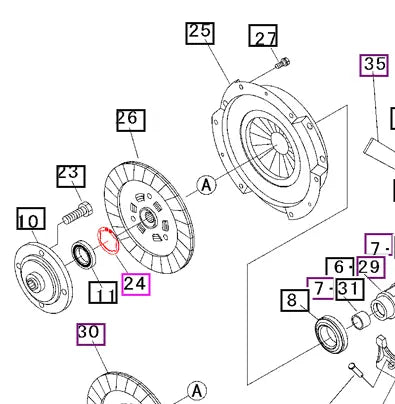 Mahindra Tractor C-Ring 07410005801 Mahindra Direct Parts