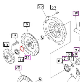 Mahindra Tractor C-Ring 07410005801 Mahindra Direct Parts