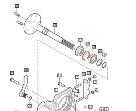 Mahindra Tractor C-Ring V7051400620 Mahindra Direct Parts