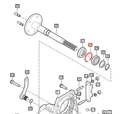 Mahindra Tractor C-Ring V7051400620 Mahindra Direct Parts