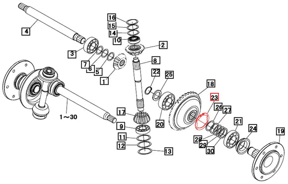 Mahindra Tractor C Snap Ring 07410008001 Mahindra