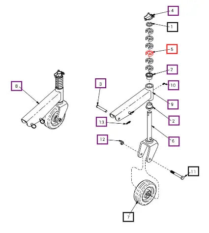 Mahindra Tractor C-spacer, 1.00 X 1.77 X .500 AUB164145 Mahindra Direct Parts