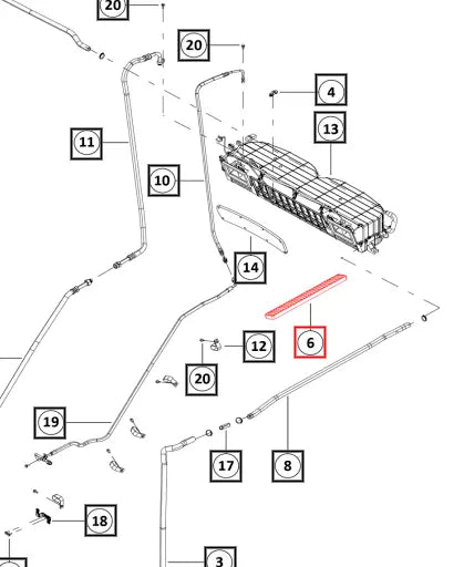 Mahindra Tractor Cabin Air Filter 008028205N01 Mahindra Direct Parts
