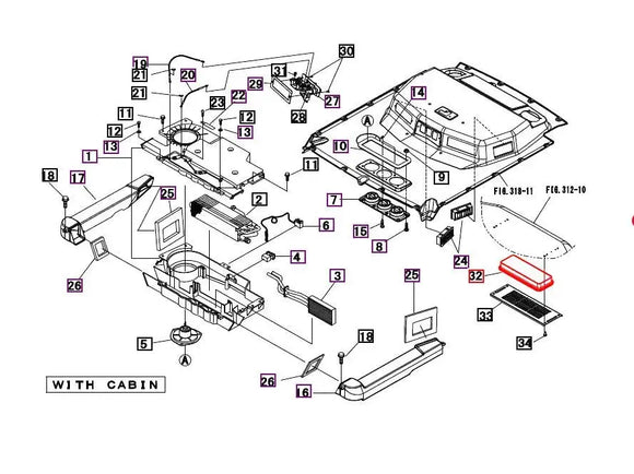 Mahindra Tractor Cabin Air Filter Mahindra Direct Parts