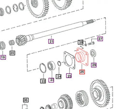 Mahindra Tractor Bearing Cage 000032502B12