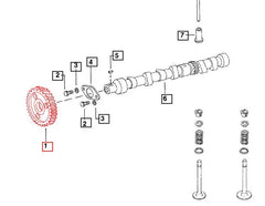 (Limited Availability) Mahindra Tractor Camshaft Gear 006002212B1