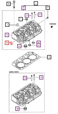 Mahindra Tractor Cap Sealing 31n01 00300 006052833N01 Mahindra Direct Parts