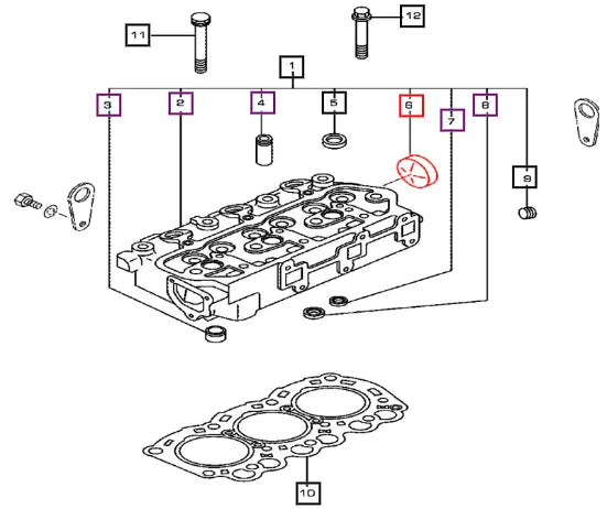 Mahindra Tractor Cap Sealing Md000427 006054100K01 Mahindra Direct Parts